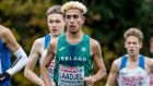 Abdel Laadjel broke the Irish under-20 record for 10,000 metres at the Raleigh Relays Invitational in North Carolina. Photograph: Morgan Treacy/Inpho