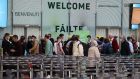  Dublin Airport security queue. Photograph: Nick Bradshaw 
