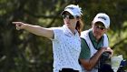 Leona Maguire takes part in the first women’s Major of the year at The Chevron Championship in California. Photograph: Donald Miralle/Getty Images