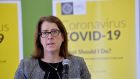 A file image from 2020 of Anne O’Connor speaking at the HSE media briefing on Covid-19. Photograph: Alan Betson