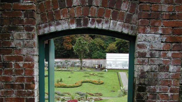 The Victorian walled garden at Kylemore Abbey. Photograph: Joe O’Shaughnessy.