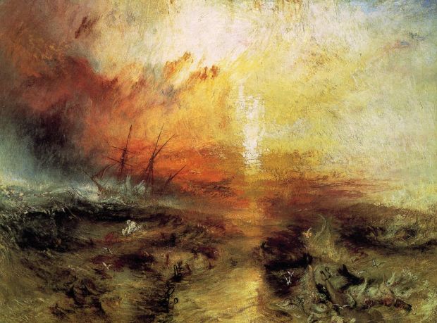 The Slave Ship (Slavers Throwing Overboard the Dead and Dying – Typhoon Coming On) by William Turner. Photograph: Fine Art Images/Heritage Images/Getty Images