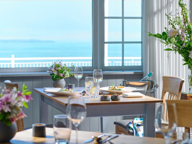 Enjoy the views while dining at Dunmore House.