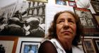 Rosario Ibarra de Piedra at her home in Mexico City in 2002. She kept photographs of the disappeared and their mothers, as well as an image of her taking part in a protest. Photograph: Lynsey Addario