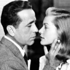 Bogart gets a lesson in puckering up: What is it in Dark Passage...
