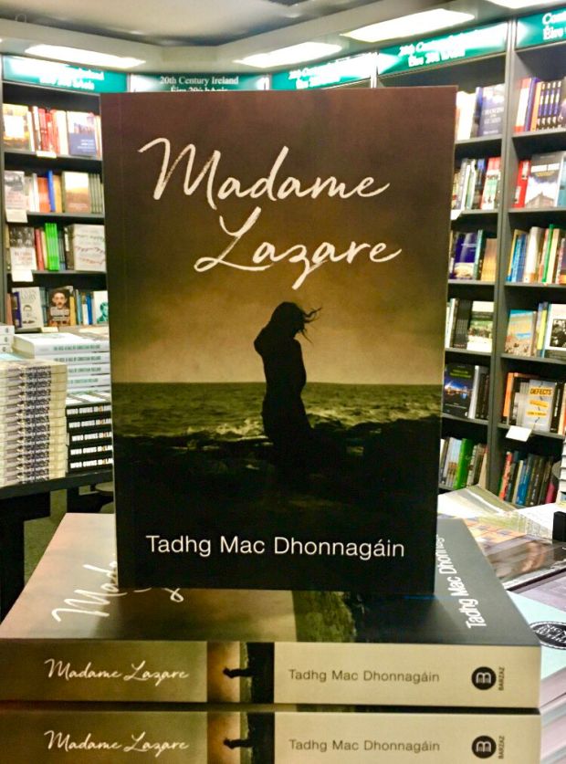 Madame Lazare by Tadhg Mac Dhonnagáin won Irish Language Book of the Year at the 2021 An Post Irish Book Awards