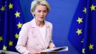 European Commission president Ursula von der Leyen insists Russia has “failed once again in its attempt to sow division among member states”.  Photograph: Kenzo Tribouillard