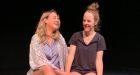 Sorcha Furlong and Annette Flynn in Curiosity, a light-hearted show about sexuality