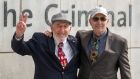  Ken Mayers (85) (L) and Tarak Kauff (80) (R), who are both Veterans For Peace activists. File photograph: Collins Courts