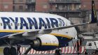 Ryanair broke the 90 per cent load threshold last month for the first time since Covid-19 grounded travel two years ago. Photograph:  Alberto Pizzoli/AFP/Getty Images