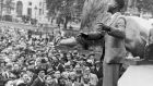CLR James addressing a rally in Trafalgar Square in 1935. Photograph: Gamma-Keystone/Getty Images