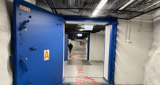 The entrance to the Arena sport centre in Helsinki. Photograph: Derek Scally