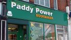 Flutter Entertainment, the owner of bookmaker Paddy Power, dropped 3.5 per cent to close the session at €99,62 per share. Photograph: Michael Stephens/PA Wire