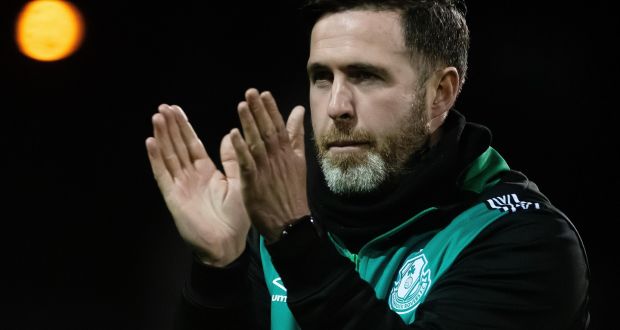 Shamrock Rovers manager Stephen Bradley will not be leaving for English club Lincoln City. Photograph: Evan Logan