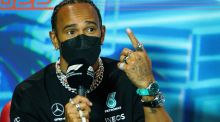  Lewis Hamilton: ‘If they stop me, so be it, we have a spare driver, so we are ready.’  Photograph: Greg Nash/EPA 