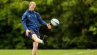Leinster coach Leo Cullen at squad training in Rosemount, UCD. Photograph: Ben Brady/Inpho