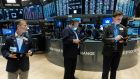 The New York Stock Exchange. US stocks slid on Monday as higher US Treasury yields hit growth stocks amid prospects of aggressive monetary policy tightening, with investor sentiment taking a hit from fears of a sharp economic slowdown in China