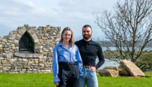 Niamh O’Donoghue and Jake McCabe, who left Dublin during the Covid-19 pandemic to work remotely in Murrisk, Co Mayo. Photograph: Keith Heneghan