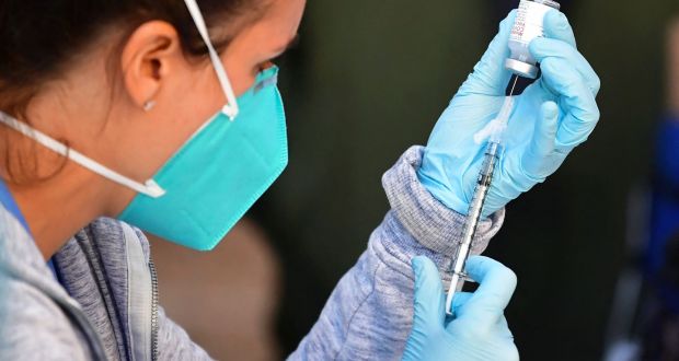 An Oireachtas committee was examining the issue of waiving intellectual property rights to Covid-19 vaccines. Photograph: Frederic Brown/AFP via Getty Images