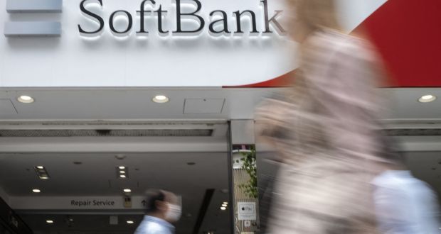 SoftBank’s two Vision Funds posted a historic investment loss of €26 billion for the full year. Photograph: Charly Triballeau/AFP via Getty Images