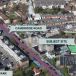 An aerial view shows the York Road site’s proximity to Dublin’s Grand Canal Dock