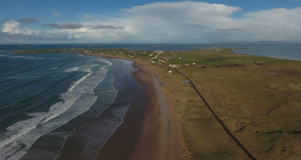 The Maharees dune complex in Co Kerry  has been retreating due to coastal erosion. Photograph: NUI Galway