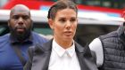 Rebekah Vardy, who   is suing Coleen Rooney for libel, outside London high court. Photograph:  Yui Mok/PA Wire