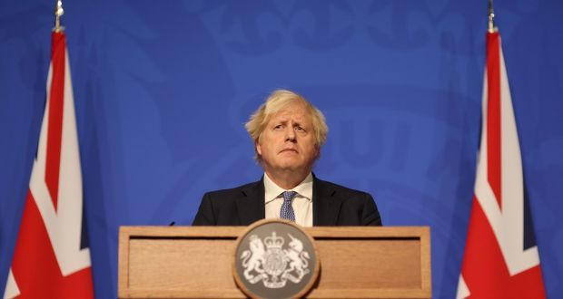Boris Johnson says   he might scrap the protocol to preserve the Belfast Agreement; the truth is that nobody in Dublin believes he cares a fig for the agreement. Photograph: Adrian Dennis/PA Wire