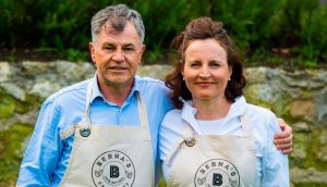David and Berna Williams, founders of Berna’s Dressings. ‘All of the dressings are produced in small batches, so there is absolutely no compromise on flavour or quality,’ she says