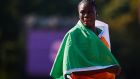  Rhasidat Adeleke has broken the Irish 400m record. Photograph:  Joosep Martinson/Getty Images for European Athletics