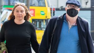  Michael Lynn  and his wife Brid  arriving  at the Dublin Circuit Criminal Court on Wednesday  where Mr Lynn’s trial is continuing. Photograph: Collins Courts