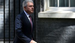 Northern secretary Brandon Lewis said he was laying further regulations that would remove ‘barriers’ to abortion services being introduced. Photograph: Neil Hall/EPA