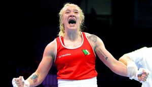 Amy Broadhurst won  a gold medal at the Women’s World Boxing Championships on Thursday. Photograph: Aleksandar Djorovic/Inpho