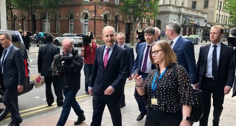 Taoiseach Micheál Martin in Belfast on Friday. ‘This idea that somehow the European Union is being inflexible on [the Northern Ireland protocol] is just not the truth, it doesn’t stack up,’ he said. Photograph: David Young/PA