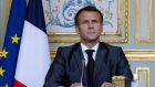 Uachtarán na Fraince, Emmanuel Macron. Grianghraf: Getty Images