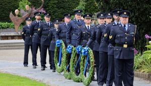  The Annual Garda Memorial Day for members of An Garda Síochána killed in the line of duty took place at the Dubh linn Gardens, Dublin Castle,Photograph: Dara Mac Dónaill 