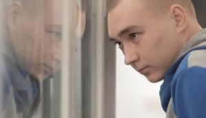 Sgt Vadim Shishimarin of the Russian army at a sentencing hearing on Monday in Kyiv. Photograph: Christopher Furlong/Getty Images