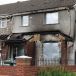 On Saturday just before 2.30am a family home was firebombed on Barnamore Crescent in Finglas. Photograph: Dara Mac Donaill