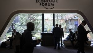 Climate change, cost of living and the war in Ukraine were top of the agenda on the opening day of the 51st annual meeting of the World Economic Forum in Davos, Switzerland, on Monday. Photograph: Gian Ehrenzeller/EPA