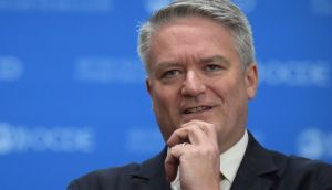 OECD general secretary Mathias Cormann says the 15 per cent  tax rate could be delayed until 2024.  Photograph: Eric PIermont/AFP 