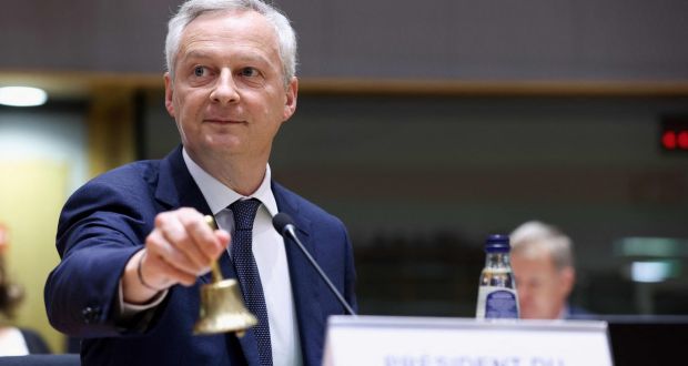 French economy minister Bruno Le Maire insisted it would be possible to reach agreement on the digital tax before the country hands over the rotating EU presidency to the Czech Republic at the end of June. Photograph:   Kenzo Tribouillard/AFP 