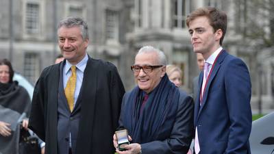 Scorsese ‘surprised and moved’  when told of Trinity College honour