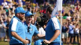 Shane Lowry and Rory McIlroy react to Ryder Cup foursomes clean sweep