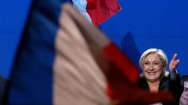 Le Pen berates ‘no party ’ Macron  at Paris rally
