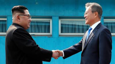 North and South Korea leaders agree to work towards peace