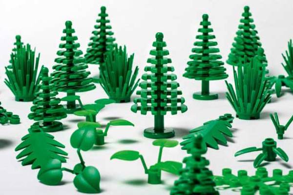 First Lego pieces made from plant-based plastic to go on sale