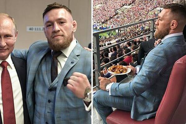Conor McGregor ends up as Vladimir Putin’s plaything
