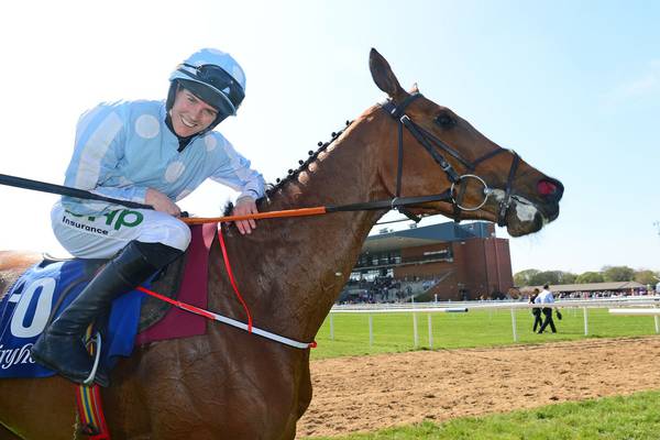 Rachael Blackmore rides first Irish Grade One winner before dramatic mishap