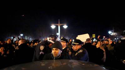 Second night of US protests following Eric Garner decision