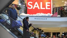 Retail sales fall in December but remain up in annual terms